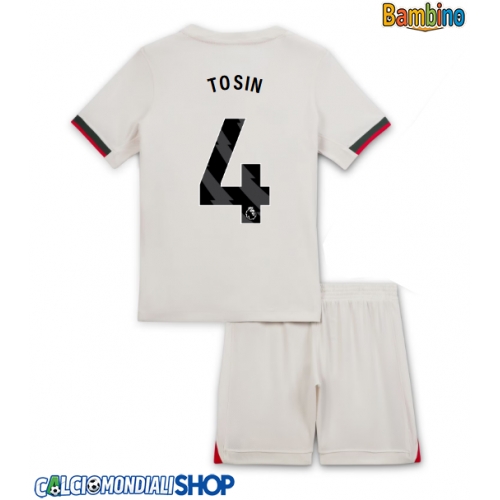 Maglie da calcio Chelsea Tosin Adarabioyo #4 Seconda Maglia Bambino 2025-26 Manica Corta + Pantaloni corti)